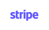 Stripe Logo Stripe logo with lowercase purple text
