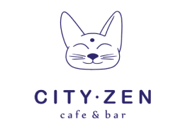 City Zen - кафе та бар Логотип City Zen з зображенням кота