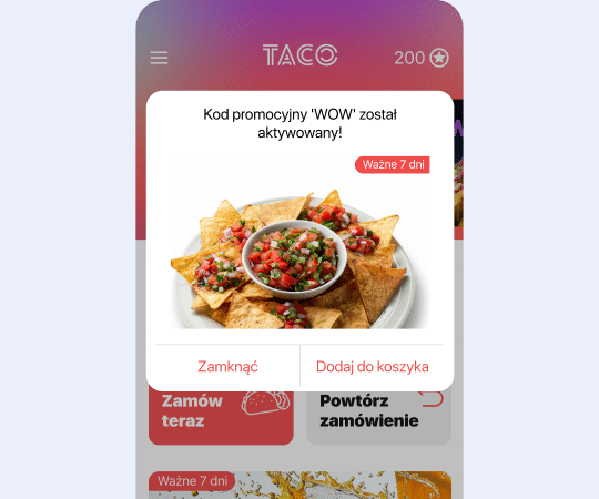 Aplikacja mobilna dla restauracji z funkcją skutecznej promocji krzyżowej Aplikacja mobilna dla restauracji z funkcją skutecznej promocji krzyżowej