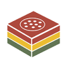 Fat Pizza App Icon Fat Pizza logo used as a mobile app icon