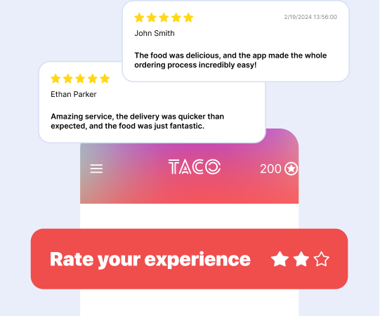 Quality control system used in restaurant marketing